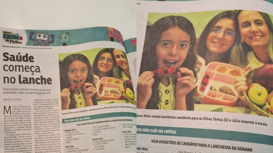 Correio Braziliense: "Saúde começa no Lanche"