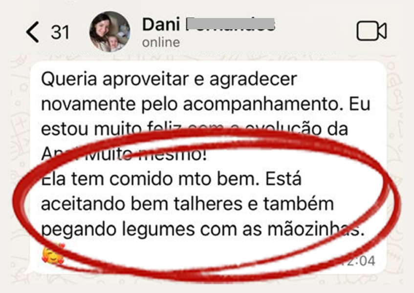 Depoimento de Dani