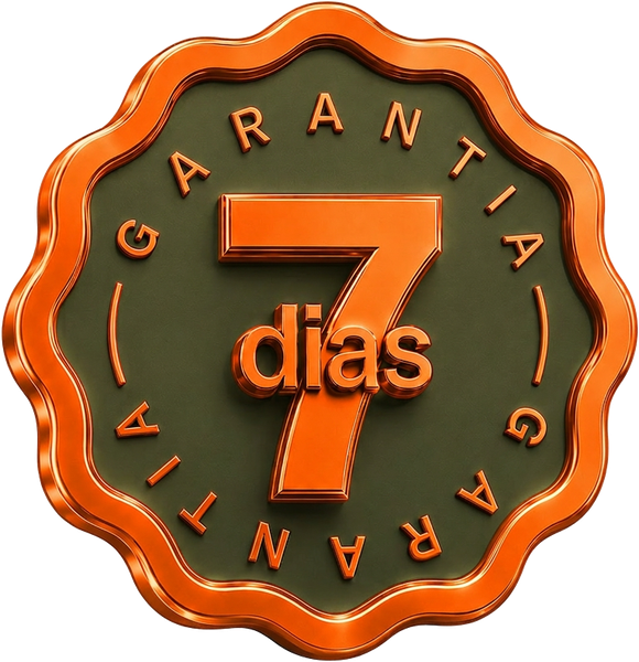 Selo de garantia incondicional de 7 dias