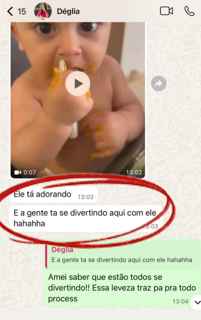 Depoimento de Déglia